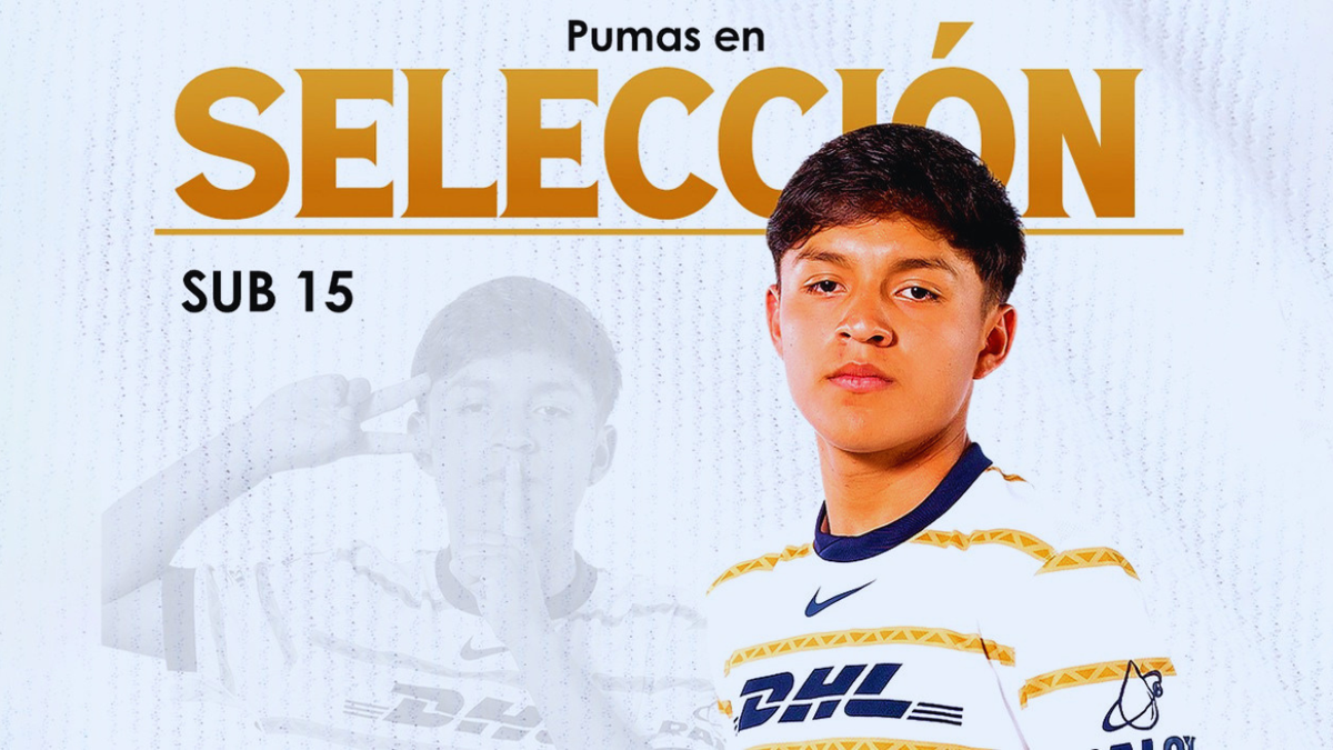 El canterano de Pumas que fue acendido de categoría por su nivel en Selecciones Sub